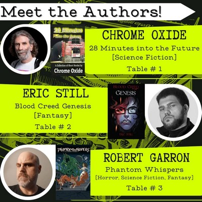 Open Book - Local Author Fair - authors 1+2+3